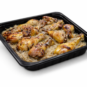 Jamoncitos de pollo con cebolla