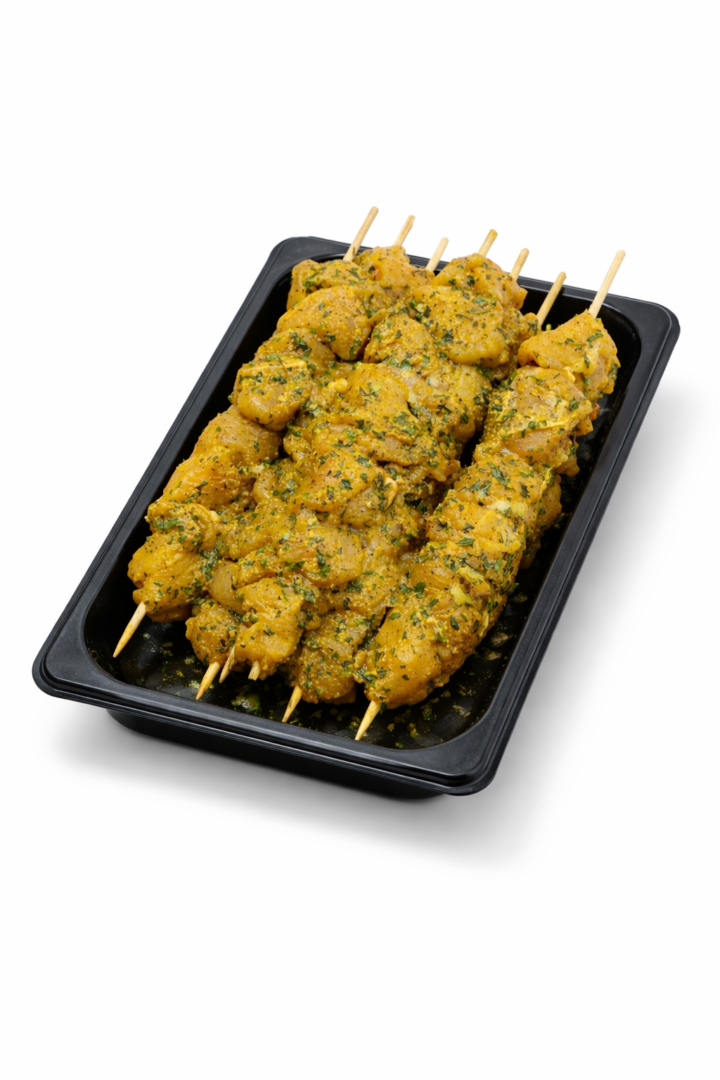 Broqueta de pit de pollastre al curry (Unitat)