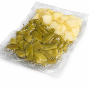 Patata amb mongetes tendres (Bossa de 500 grams)