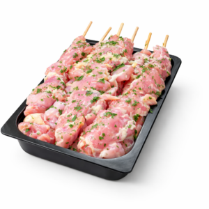 Broquetes de cuixa de gall dindi amb all i julivert (Unitat)