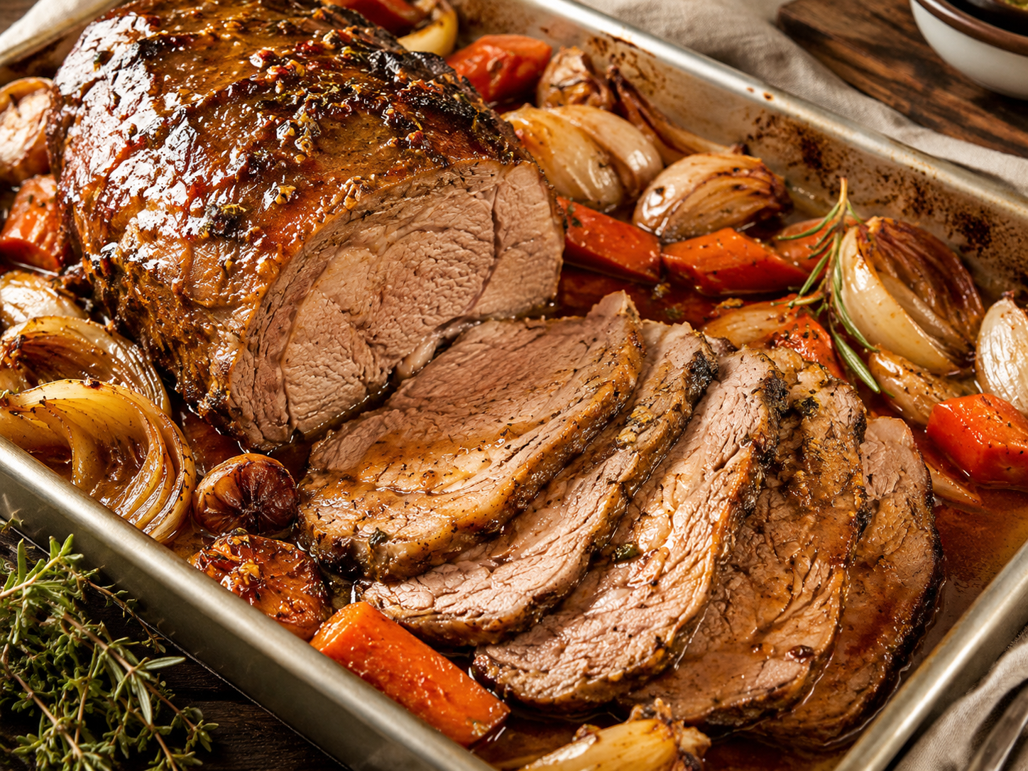 Tall rodó de vedella al forn: una recepta clàssica, tendra i molt agraïda